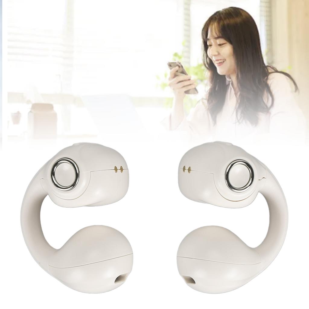 Clip Headphones 5.3 Noise Reduction IPX5 Waterproof Wireless Earbuds for Sports Fitness