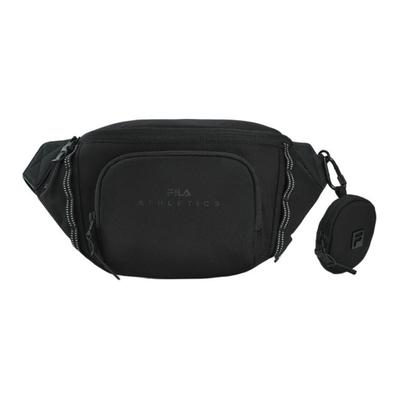 Fitness Sports Leisure Fabric Crossbody Chest Bag Mini Men Bags Deep-Black A13M431103FBK