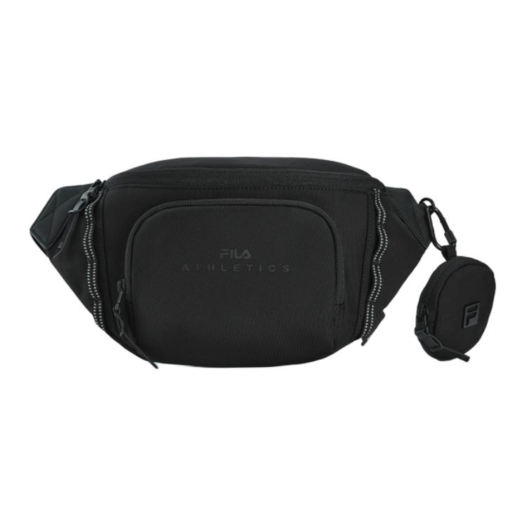 New FILA Fabric Crossbody Bag, Sling Bag Extra Small Men's Pitch Black A13M431103FBK
