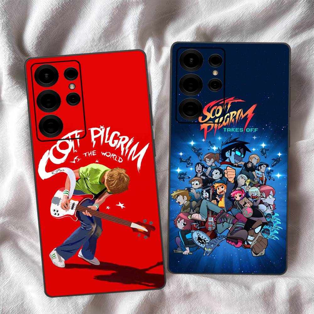 S-Scott Pilgrim Phone Case For Samsung S 24 Fe 25 Ultra Plus 20 Lite 21 30 22 23 24 22 Ultra 5G Fundas