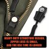 1/2/4/6pcs Zipper Repair Kit Universal Instant Zipper Repair Replacement Zippers Sliding Teeth Rescue Zippers Head 3 Different Sizes