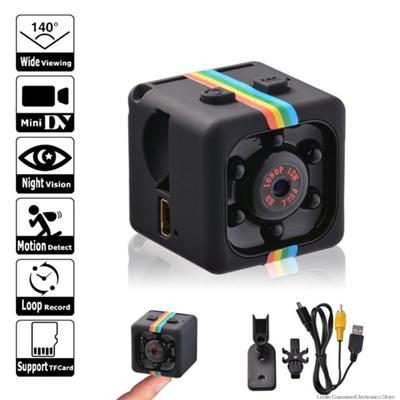 Mini kamera HD 960p / 1080p jutiklis Naktinio matymo vaizdo kamera judesio DVR mikrokamera Sporto Dv vaizdo maža kamera kamera juoda spalva