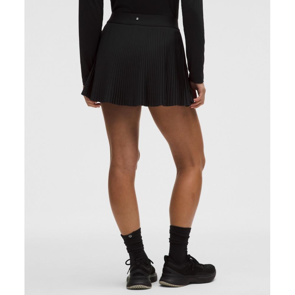 Lullulemon Replicate High-Rise Pleated Tennis Skirt Blk