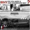Autorder Dashboard Cover Mat for 2019-2023 2024 Kia Forte Accessories Dash Cover Flannel Dash Mat Sunshade Glare UV Rays Protector