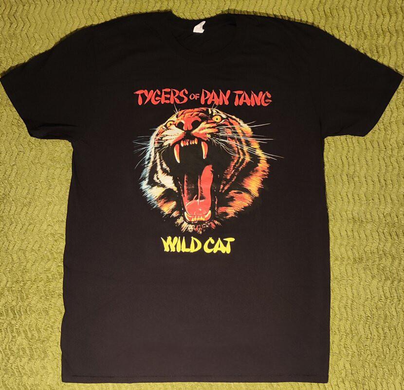 Tygers Of Pan Tang  Wild Cat  TShirt Vintage Adult S5XL MM1164 Unisex T-Shirt S