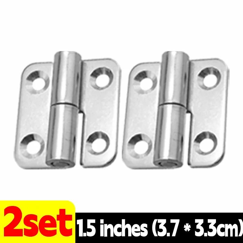 Stainless Steel Hinges Door Connector Universal Furniture Drawer Cabinet Fitting Hinge Detachable Furniture Hardware Accessories