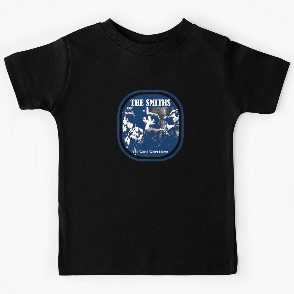 The Smiths Blue Circular Band Emblem Kids T-Shirt 170