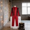 Completo Rosso Cosplay di Michael Jackson per Role Play ed Eventi Anime