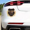 Car Sticker Creative Personality VIP Car Logo Car VIP Word Mark Side Mark Decorative Sticker Modified Metal Tail Mark Sticker