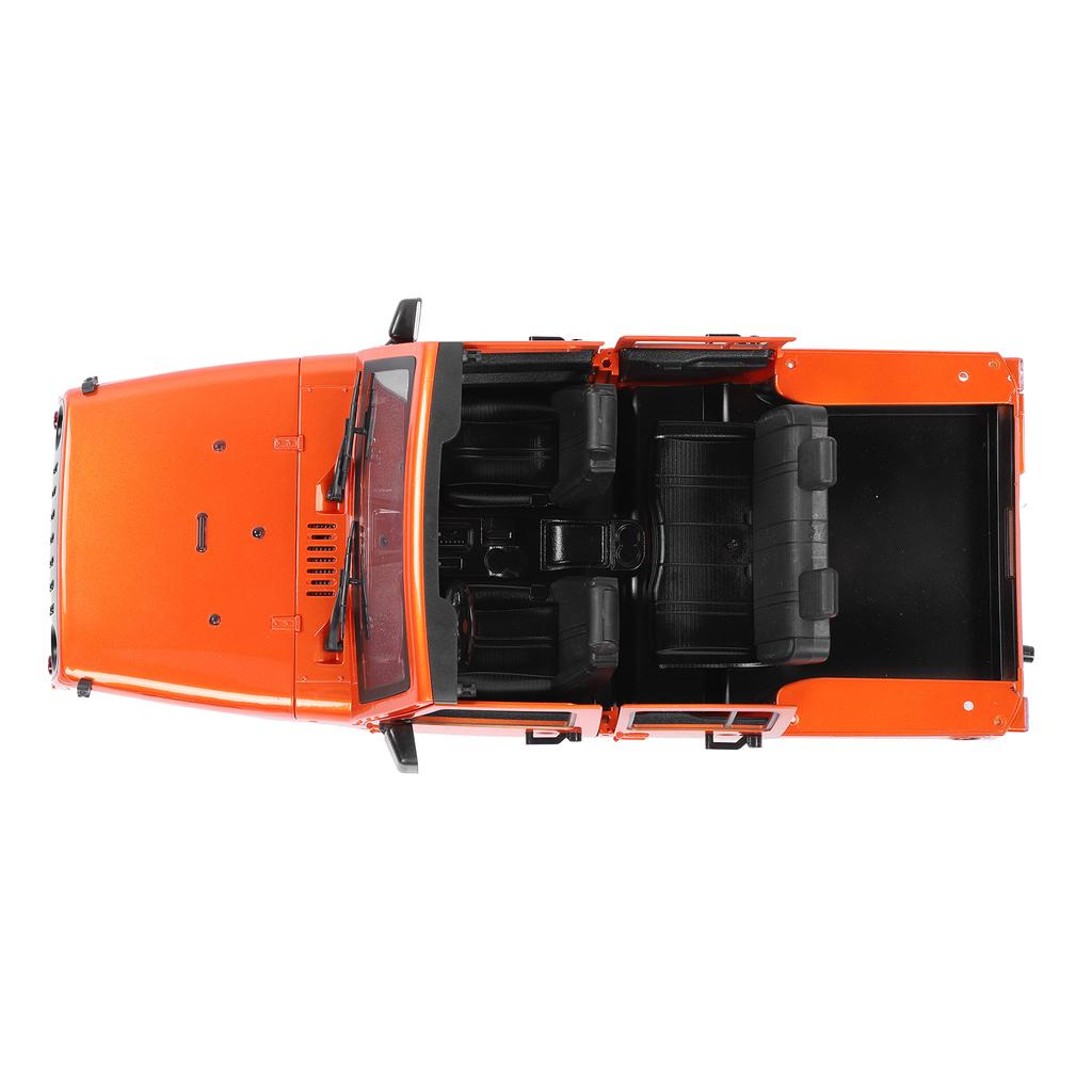 313mm Wheelbase Open Car Body Shell Accessory Fit for SCX10 90046 1 10 RC Car ModelOrange