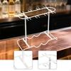 Countertop Glass Holder Organizer Tabletop Goblets Storage Rack for Kitchen Accessories