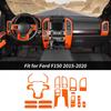 Orange Car Exterior Interior Full Trim Covers for Ford F150 15-20 Accessories