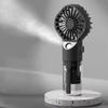 Mini Handheld Mist Fan Portable Humidifier Fan Portable USB Rechargeable Handheld Fan with Humidifier Mini Water Spray Hand Fan