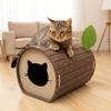 Fun Felt Cave Cat House Tree Hole Foldable Cat Scratching Post Semi-enclosed Wear-resistant Cat Bed For Cat Scratching/sleeping