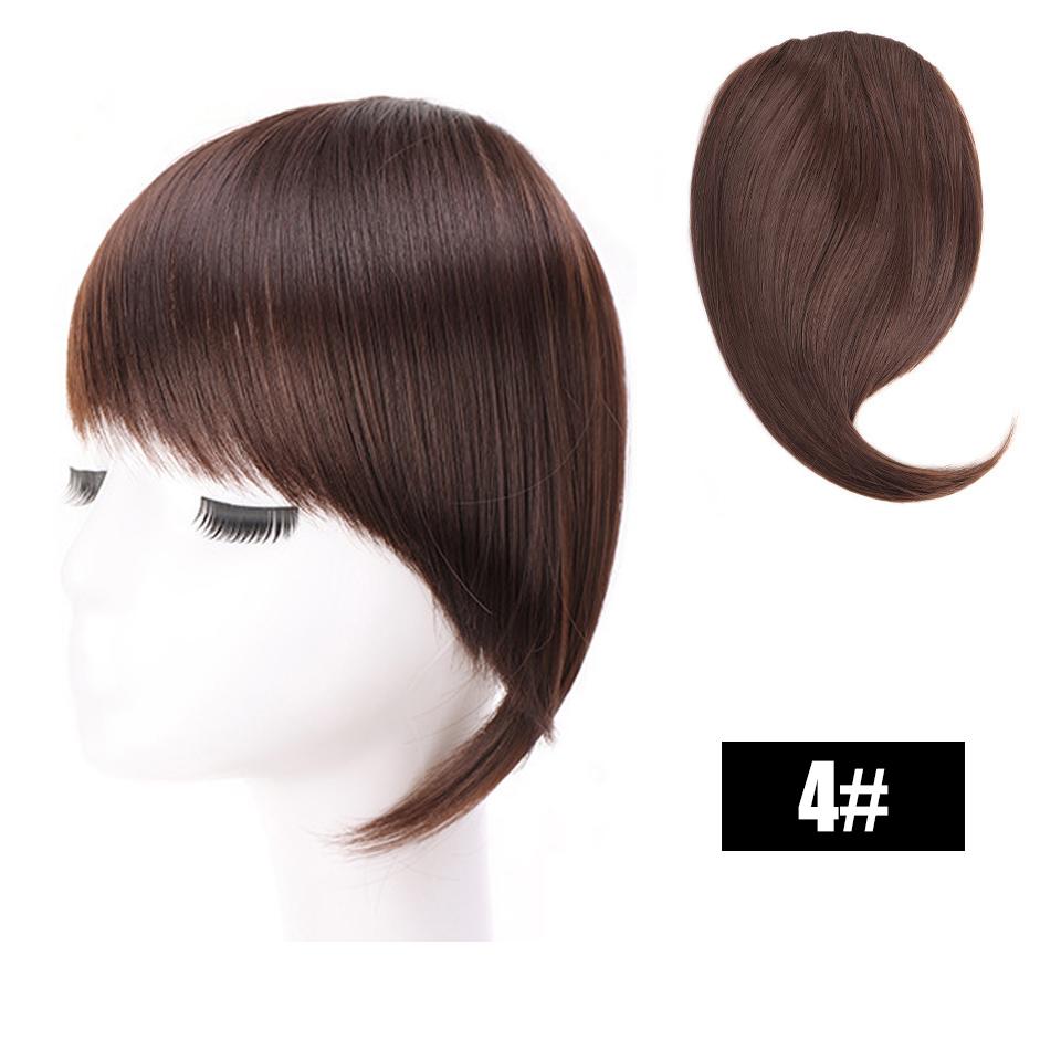 WTB Partial Bangs Wig Synthetic Wig Female Bangs Partial Lengthening Bangs Fake Bangs Two Cards Seamless Wig Piece