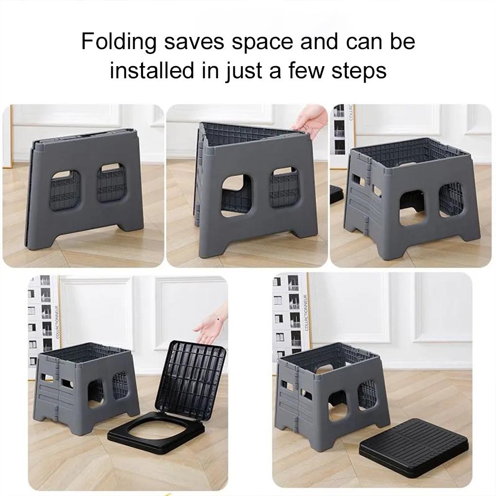 Car Folding Toilet Bucket Strong Bearing Capacity Trash Can for Tour Emergency Self-driving Travel Portable Outdoor Camp Toilet