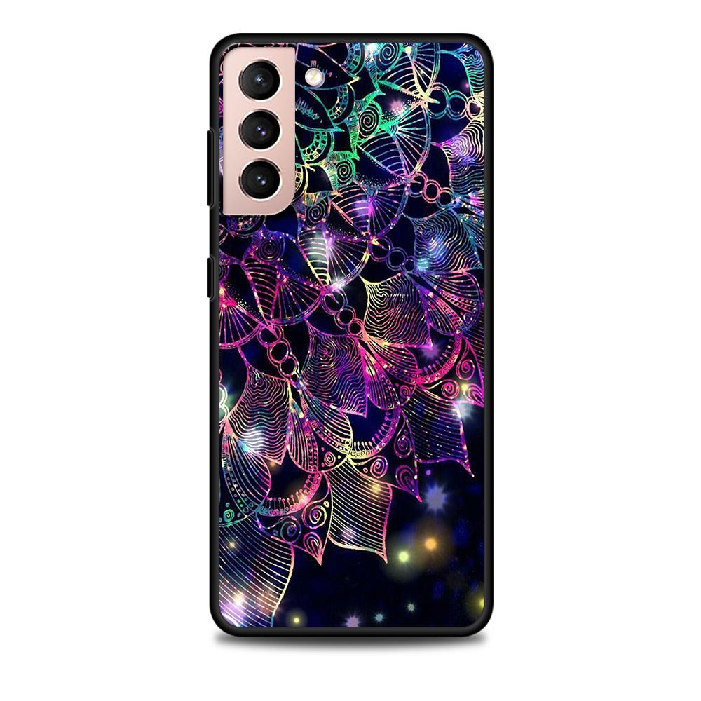 

Чехол для телефона Samsung Galaxy S22 Ultra с изображением цветного ловца снов, силиконовый, S21 S20 FE S10 S9 S8 Plus S10e S7 Edge Samsung S7 Edge