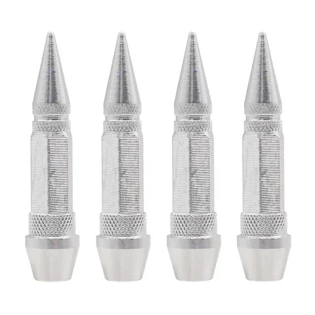 Car Bullet Valve Caps Car Motorcycle Wheel Tire Valve Caps Dustproof Cover 45/60mm Spiked Valve Caps Auto Exterior Accessories
