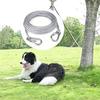 Anti-rust Pet Leash Double-headed Clothesline Durable Dog Tie Out Cable  Parking