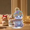 Acrylic Christmas Santa Claus Deer Table Top Diamond Painting Ornament Kits Rhinestones Desktop Ornaments for Home Office Decor