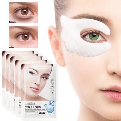5Pcs Collagen Hydrogel Eye Mask for Wrinkle and Dark Circle Reduction Eye Patches Repairing Wrinkle Remover Dark Circle Anti Age Moisturizing Eye Mask