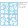 4 Sheets Butterfly Window Sticker To Prevent Bird Strikes Anti Collision Window Clings Reusable Static Glass Door Stickers for Spring Home Office