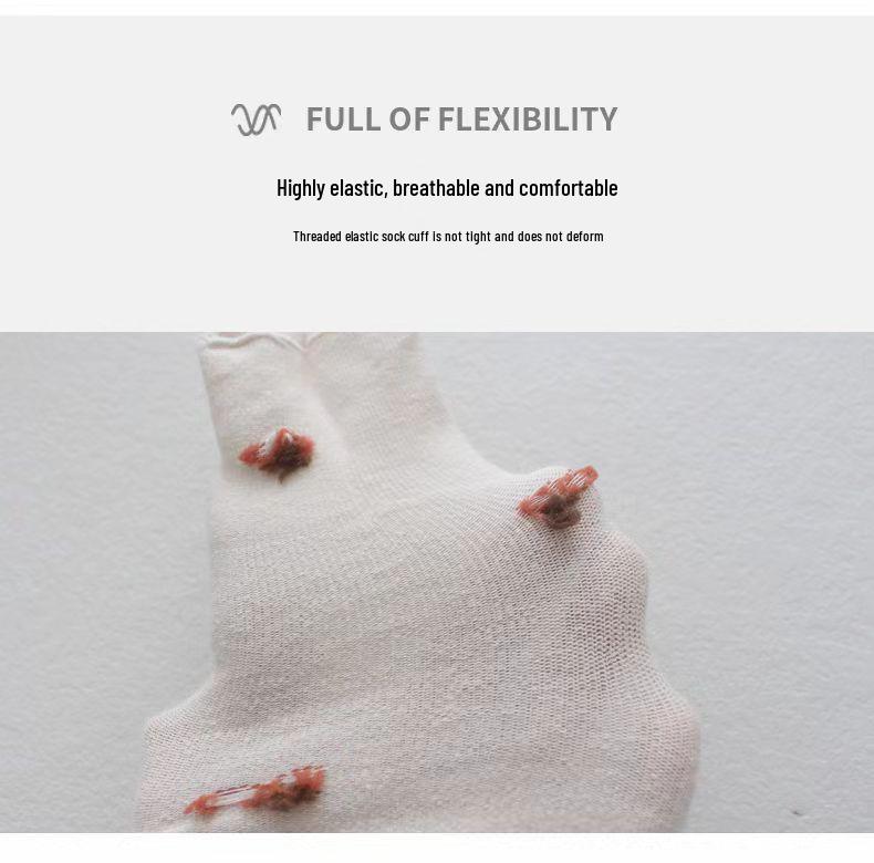 Baumwoll-Babysocken für Neugeborene bis 1 Jahr - Dünn, Lockerer Bund, Wadenhoch, für Frühling & Herbst