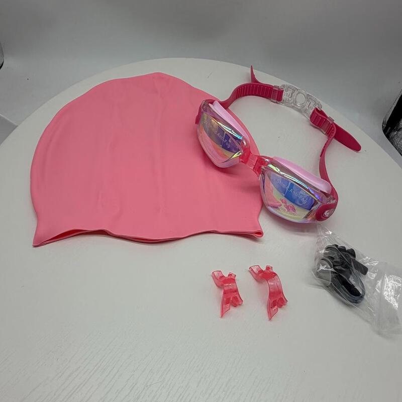 Kids Anti-Fog Swim Goggles & Cap Set