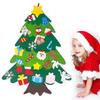 Diy Felt Christmas Tree Set Detachable Ornaments, Kids Wall Hanging Xmas Gifts Compatible With Christmas Decorations