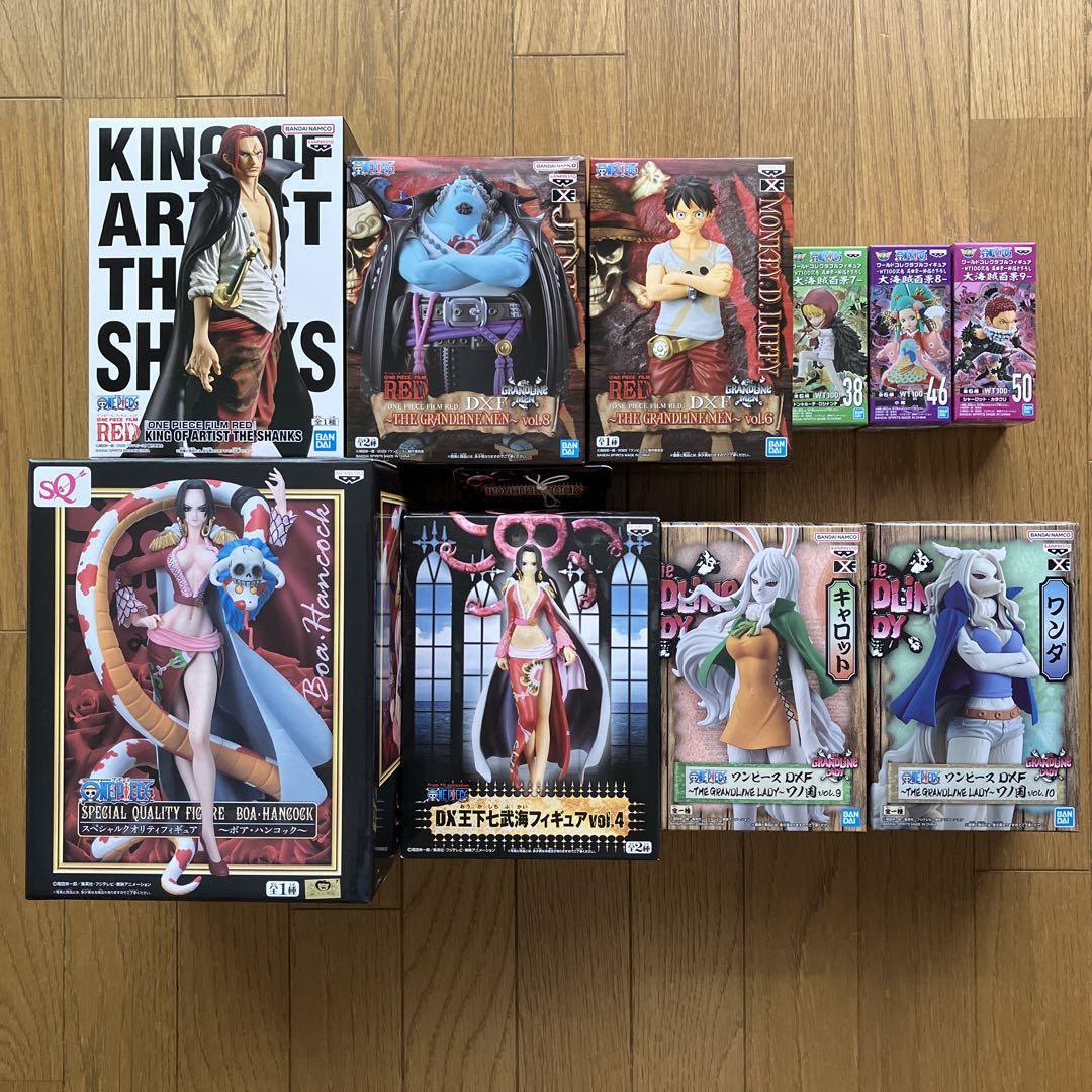 

[USED] One Piece Figures Bulk Sale SQ Figures Boa Hancock Shanks