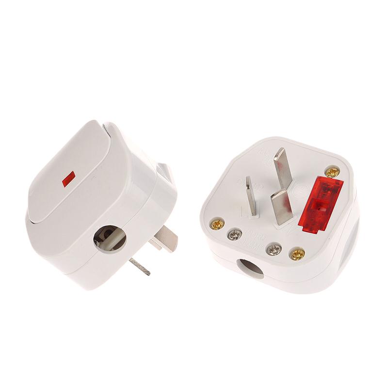 China Standard 16A/10A 250V Three-Pole Power Plug Detachable Rewireable Power Socket Connector Outlet With Switch & Led Light