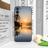 Angelrute bei Sonnenuntergang Motiv Handyhülle für Honor Huawei 200 Lite 100 400 PRO 80 90 X9 Magic 7 6 Lite 5 Pro Weiche Hülle