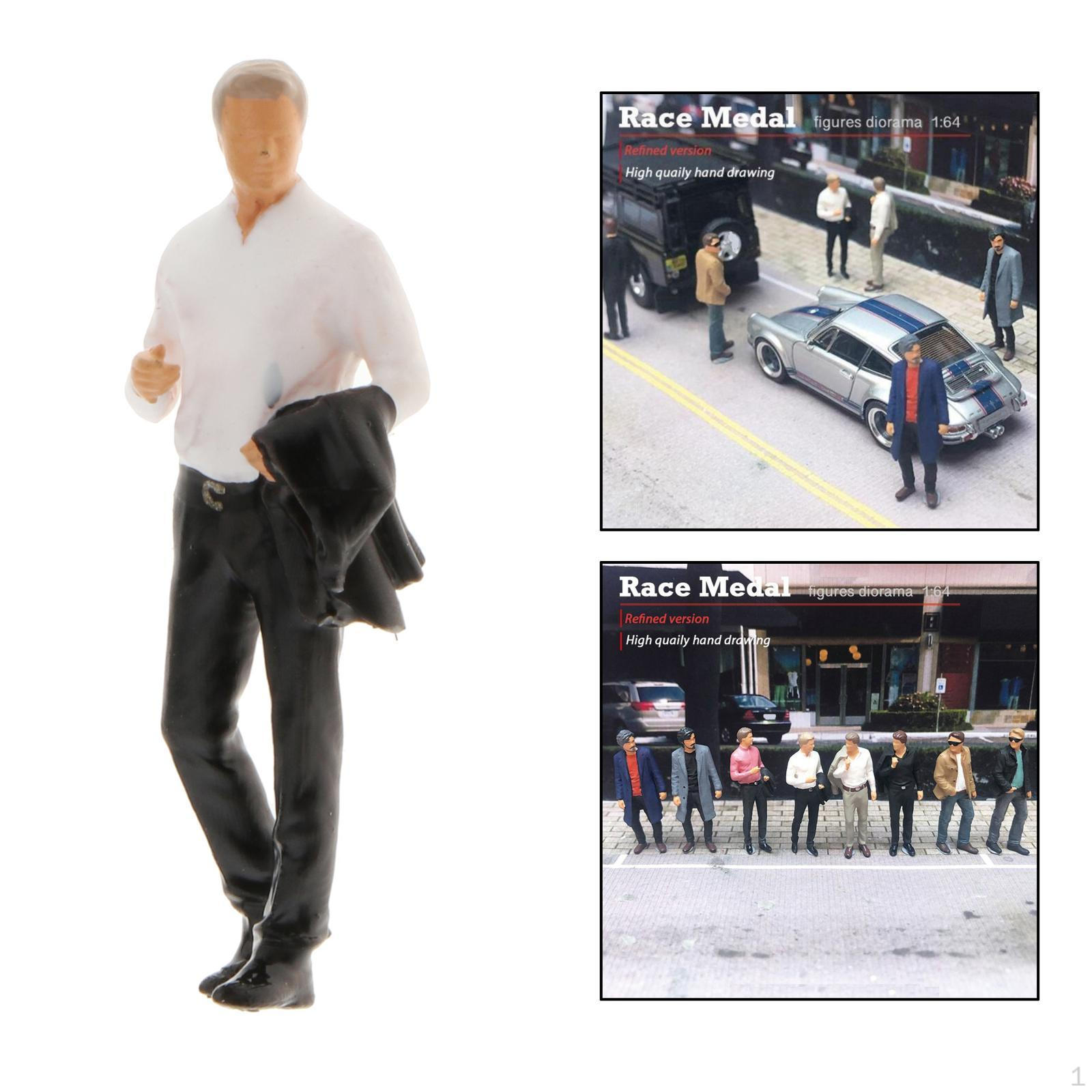 1 Piece 1/64 Diorama Costumes Doll Building Park Buliding Home Decoration Accs style 4