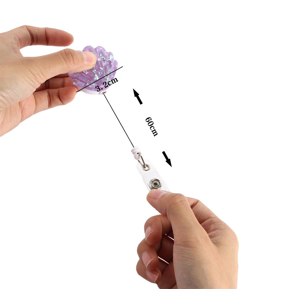 Business Card Name Tag Holder ID Card Retractable Badge Nurse Doctor ID Badge Holder School Supply