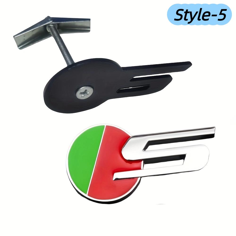 

1 шт. 3D Металлическая S Логотип Установка Без Разборки Эмблема Значок Решетки Радиатора Автомобиля для XK X Type F Pace I-pace XJL S-Type F-Type XJ XF XE E-pace XJS Style-5