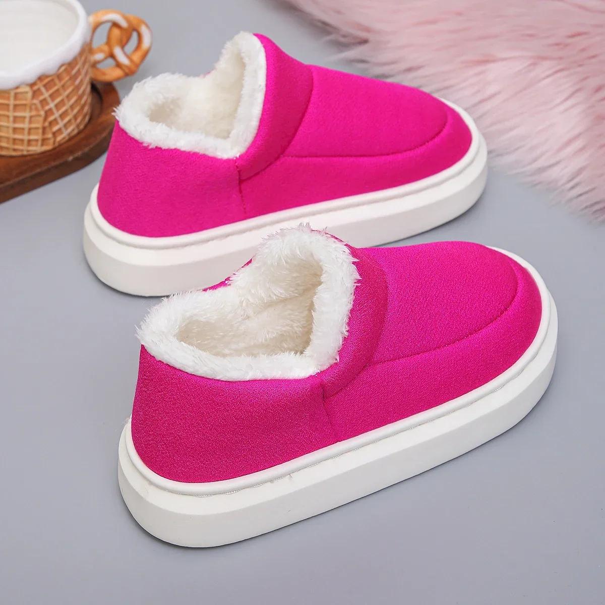 Зимняя женская повседневная домашняя обувь 2024 года — фото 17