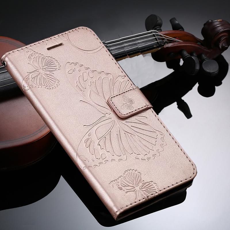 Kožené flip pouzdro pro Samsung Galaxy A12 A32 A42 A52 A72 A21S A51 A71 A01 A11 A31 A41 A70 A50 A30 S20 FE S21 Plus Ultra Motýlek Peněženka
