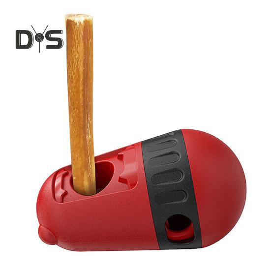 Dog Puzzle Feeder Dog Treat Dispensing Toy with Anti-choking Bully Sticks Holder Interactive Puppy Slow Feeder for Small Medium Large Dogs