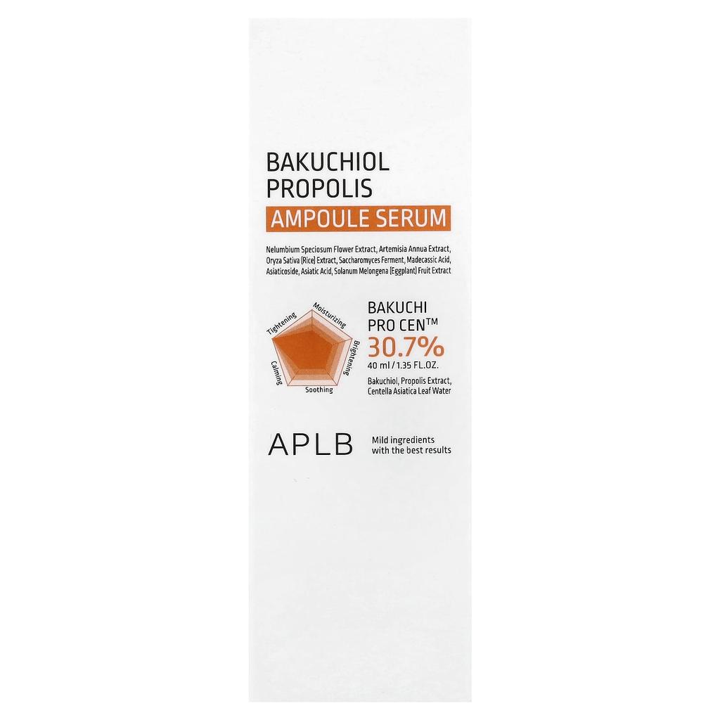 APLB Bakuchiol Propolis Ampoule Serum, 40ml (1.35 Fl Oz)