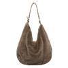 Weiche Faux Fur Flauschige Umhängetaschen für Damen Herbst Winter Mode Große Kapazität Vielseitige Handtaschen Tragetasche Damen Achseltasche