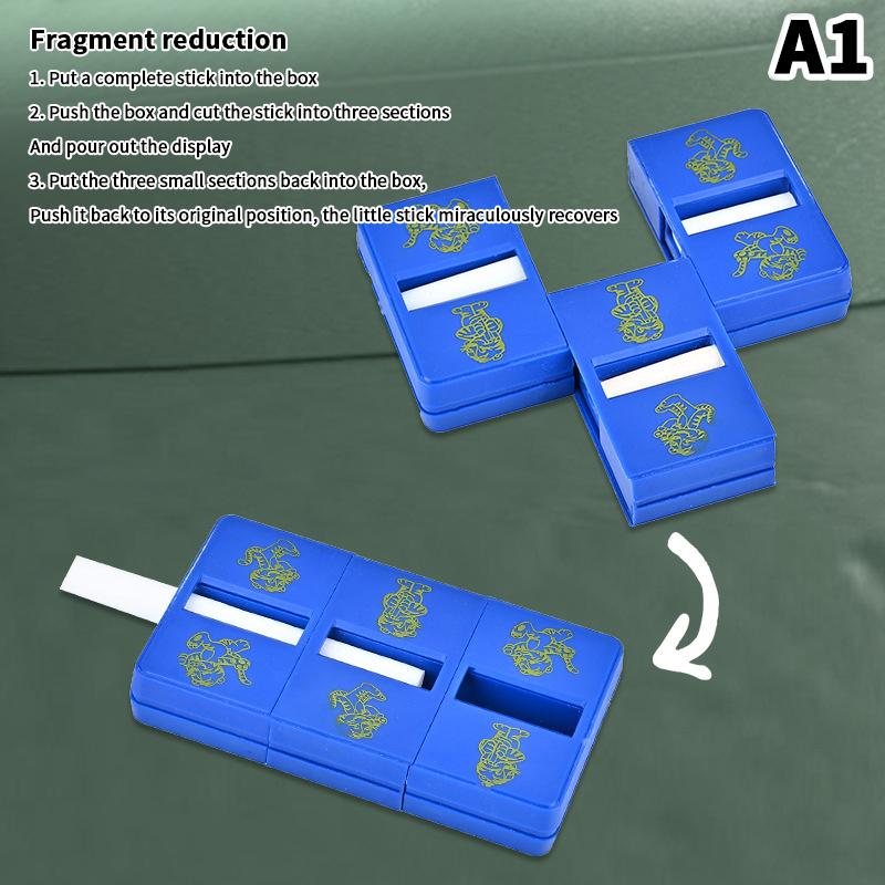 1Pc Changeable Magic Box Puzzle Interaction Close-Up Magic Props Tricks Classic Funny Gadgets Kids Toys