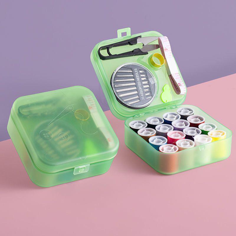 High-Quality Magnetic Needle & Thread Box: Compact Sewing Kit for Home & Dorm Repair