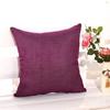 45x45cm Thin Linen Sofa Cushion Cover Solid Color Home Living Room Office Chair Decoration