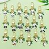 Adorable National Treasure Panda Metal Keychain – Cute & Quirky Cartoon Dāi Méng Panda Keyring Pendant for Men, Women, & Bag Charms.