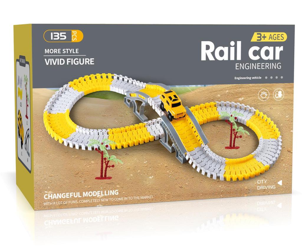 Electric Engineering Toy Car Assembly Set