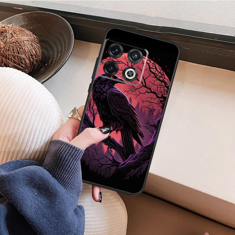 

Чехол Готический Ворон Для OnePlus 13T 10T 8T 10R 15 R 13 R 12 11 9 10 Pro Nord 5 CE 2 3 4 Lite N20 N30 Обложка OnePlus Nord CE2Lite