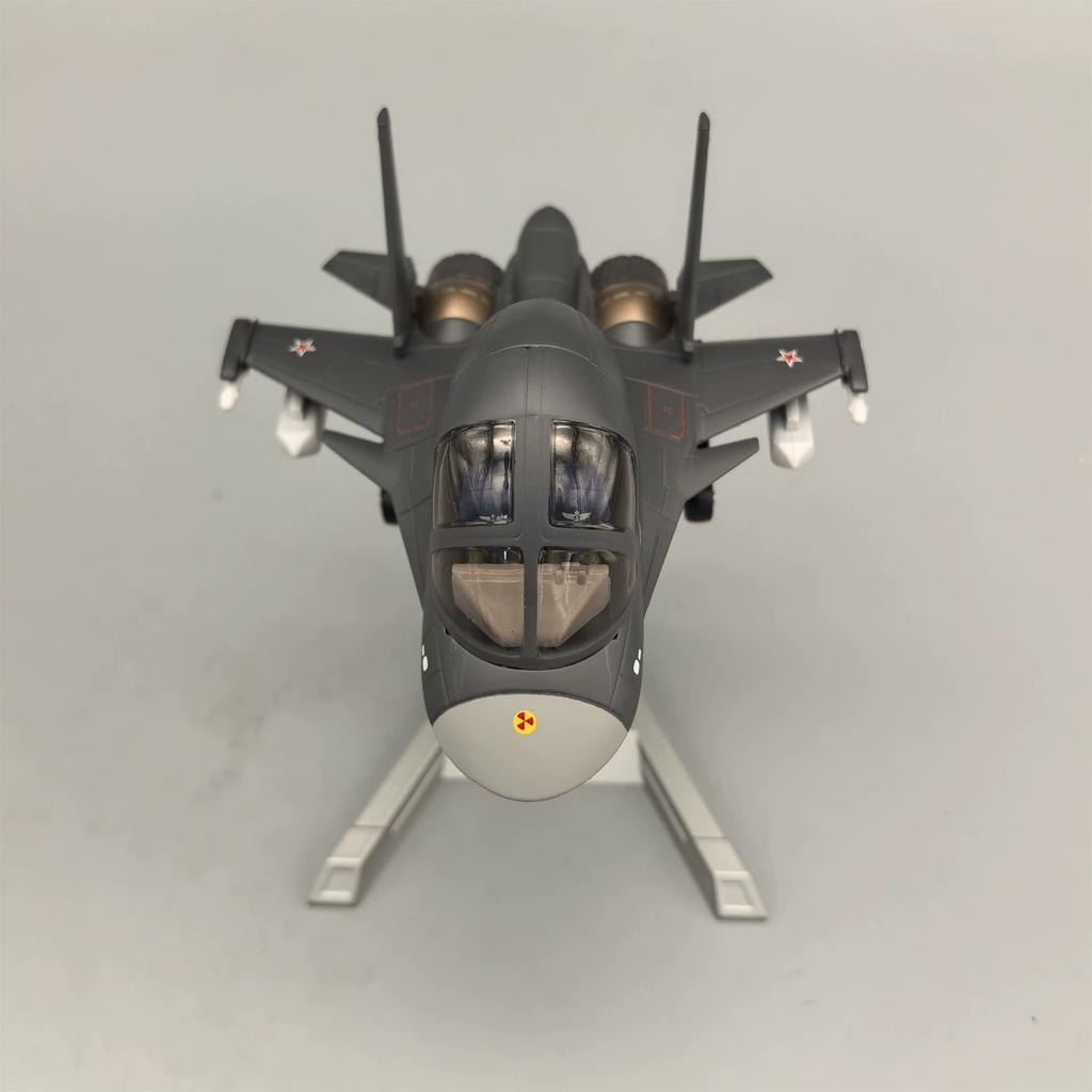 Q Version Alloy Diecast Aircraft Model SU34 Plane Model Kits To Build Aviation Accessories Simulation Airplane Ornaments for