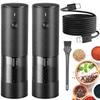 Electric Grinder With Warm LED Light Adjustable Coarseness Automatic Mill Grinder For Kitchen, Restaurant 2