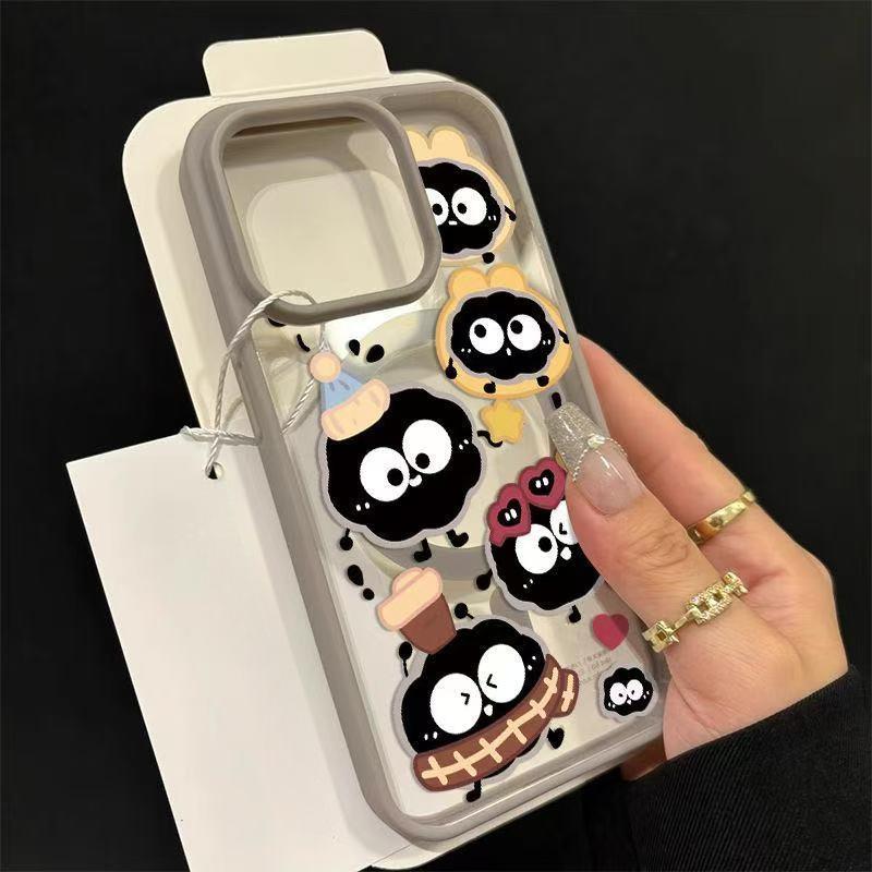 

Full Screen Coal Ball for Apple 16promax Phone Case 15Pro Premium 14plus All Inclusive Ip13 Magnetic Suction For Apple 7/8