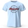 New York City Vintage Print Unisexs Graphic T Shirts Trendy  Tee in Cotton Fabric for   New  fashion heavyweig